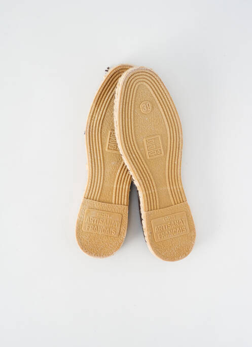 Espadrilles bout rond talon plat jusqu'à 3cm marron ARTISANAT FRANCAIS femme
