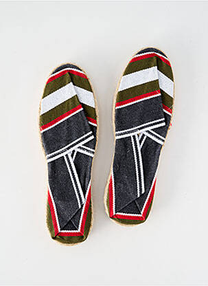 Espadrilles bout rond talon plat jusqu'à 3cm vert ARTISANAT FRANCAIS femme