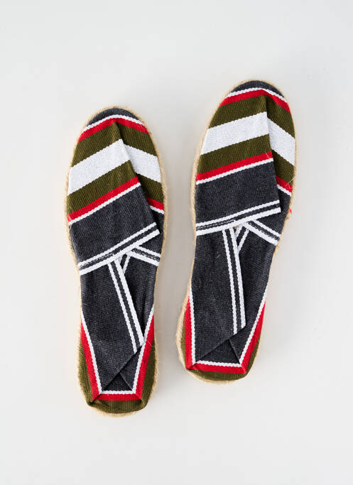 Espadrilles bout rond bout rond vert ARTISANAT FRANCAIS homme