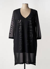 Robe courte manches 3/4 manches 3/4 noir SPORTALM femme