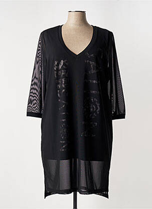 Robe courte manches 3/4 manches 3/4 noir SPORTALM femme