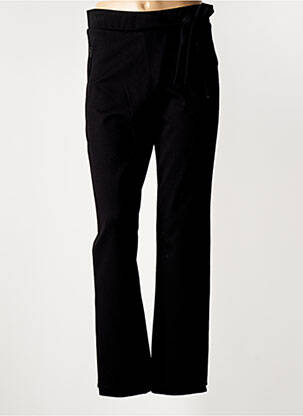 Pantalon slim taille élastique taille normale noir BEATE HEYMANN femme
