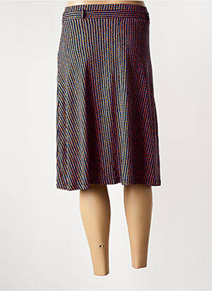 Jupe mi-longue coupe évasée orange SURKANA femme