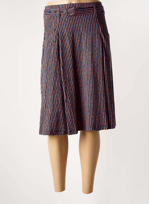 Jupe mi-longue orange SURKANA pour femme