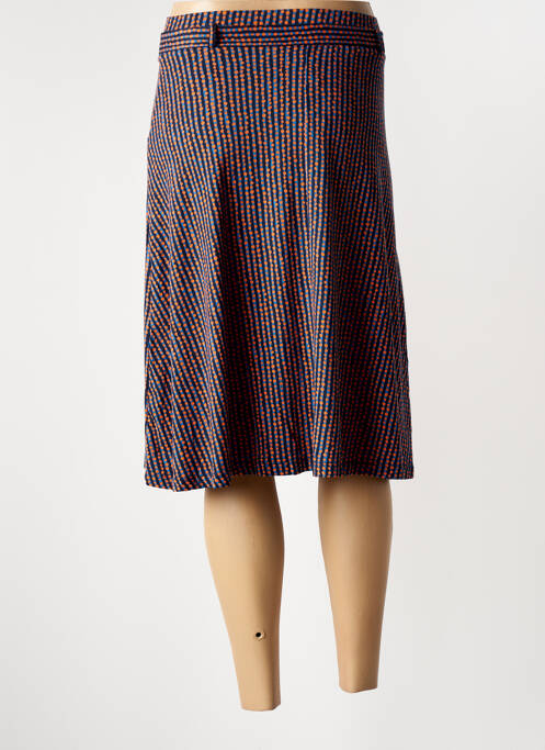 Jupe mi-longue orange SURKANA pour femme