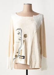 Sweat-shirt beige ELISA CAVALETTI pour femme seconde vue