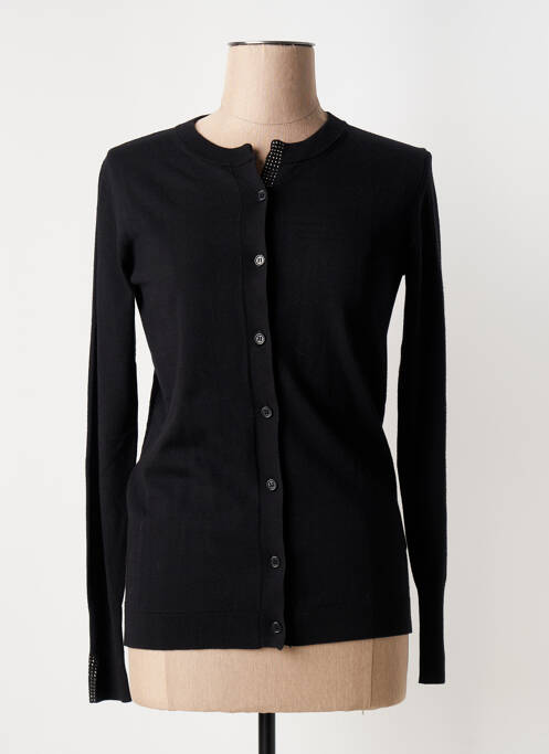 Gilet manches longues stretch noir RELISH femme