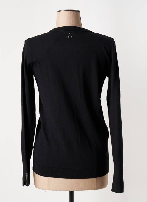 Gilet manches longues stretch noir RELISH femme