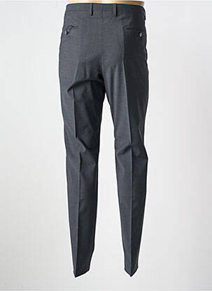 Pantalon chino fermeture zippée sous rabat avec crochet taille haute gris BARUTTI homme