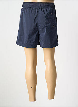 Short de bain effet matière satinée bleu EDEN PARK homme