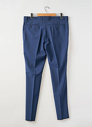 Pantalon chino tissage chiné taille normale bleu MONSIEUR HECTOR homme
