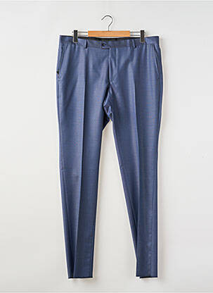 Pantalon chino tissage chiné taille normale bleu clair MONSIEUR HECTOR homme