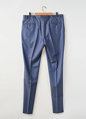 Pantalon chino tissage chiné taille normale bleu clair MONSIEUR HECTOR homme