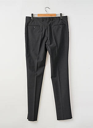 Pantalon chino tissage chiné taille haute gris NINO LORETTI homme