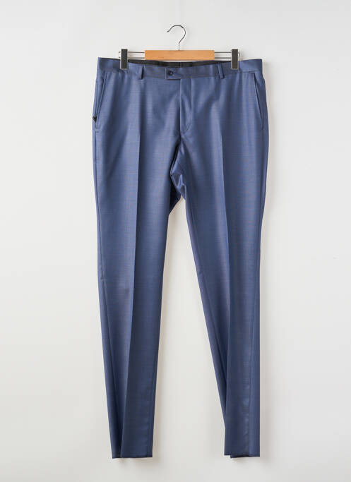 Pantalon chino tissage chiné taille normale bleu clair MONSIEUR HECTOR homme