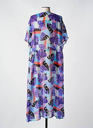 Veste kimono légère et transparente violet BIKINI BAR femme
