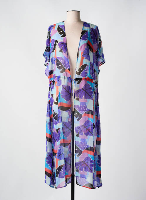 Veste kimono violet BIKINI BAR pour femme
