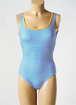 Maillot de bain 1 pièce stretch bleu BIKINI BAR femme