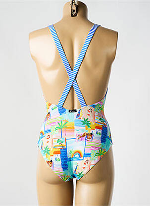 Maillot de bain 1 pièce haut soutien-gorge nageur haut soutien-gorge nageur bleu BIKINI BAR femme