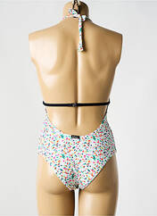 Maillot de bain 1 pièce blanc BIKINI BAR pour femme seconde vue