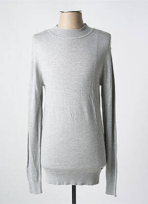 Pull col rond manches longues gris PETROL INDUSTRIES homme