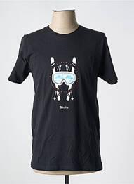 T-shirt coupe droite manches courtes noir KULTE homme
