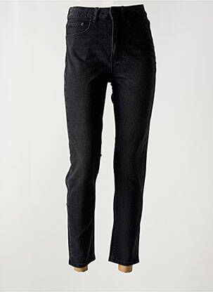 Jeans coupe slim poches taille haute noir JJXX femme