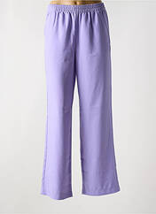 Pantalon droit violet JJXX pour femme seconde vue