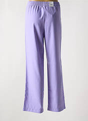 Pantalon droit violet JJXX pour femme seconde vue