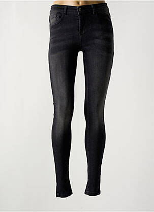 Jeans skinny stretch taille basse noir B.YOUNG femme