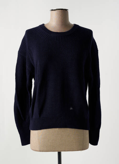 Pull stretch manches longues bleu JJXX femme