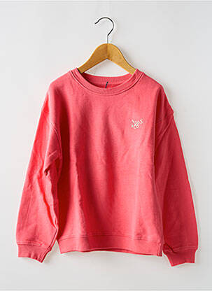 Sweat-shirt manches longues manches longues rose NOPPIES fille