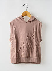 Sweat-shirt à capuche rose NAME IT pour fille seconde vue