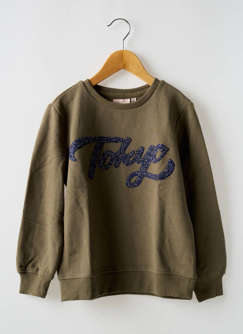 Sweat-shirt vert KIDS ONLY pour fille