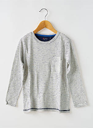 T-shirt manches longues manches longues blanc NOPPIES garcon