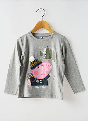 T-shirt manches longues manches longues gris NAME IT garçon