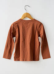 T-shirt marron NAME IT pour garçon seconde vue