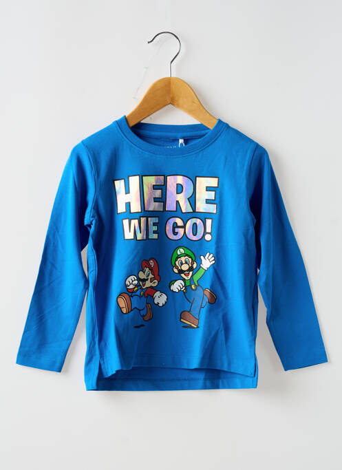 Sous-pull bleu NAME IT pour garçon