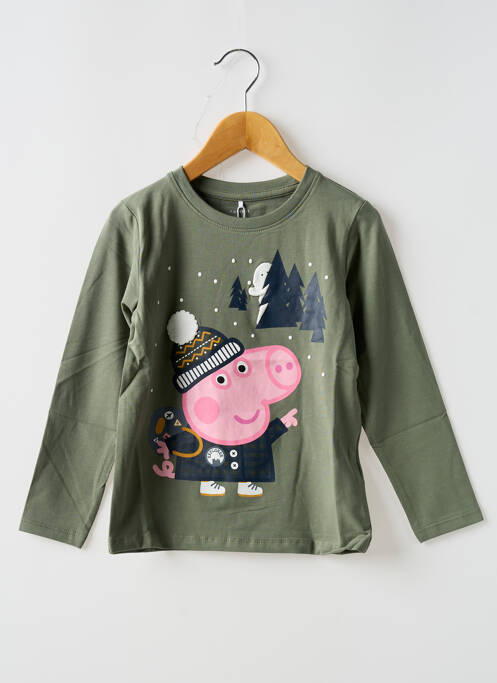 T-shirt vert NAME IT pour garçon