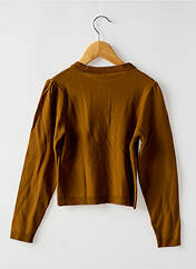 Gilet manches longues jaune NAME IT pour fille seconde vue