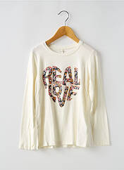 T-shirt beige NAME IT pour fille seconde vue