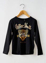 T-shirt noir NAME IT pour fille seconde vue