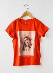 T-shirt orange KIDS ONLY pour fille seconde vue