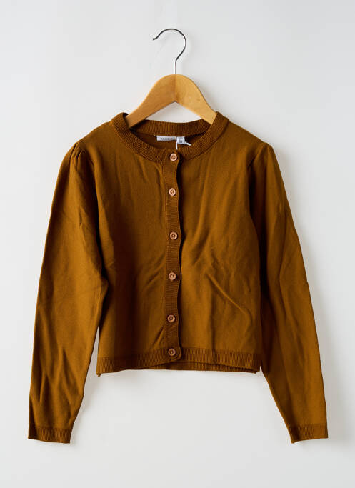 Gilet manches longues jaune NAME IT pour fille