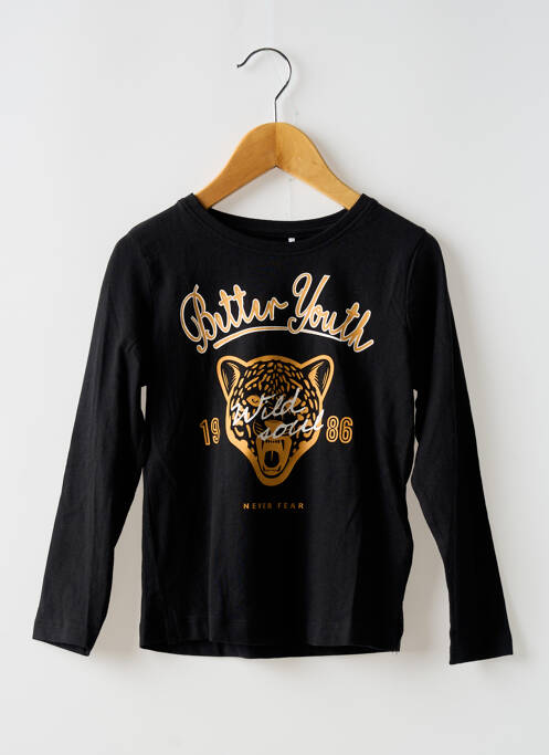 T-shirt noir NAME IT pour fille