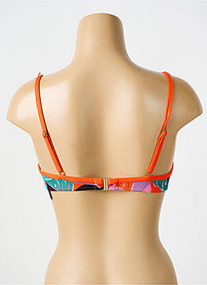 Haut de maillot de bain stretch haut soutien-gorge emboitant orange BIKINI BAR femme