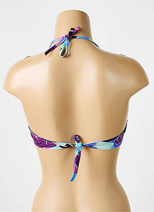 Haut de maillot de bain stretch haut bandeau violet BIKINI BAR femme