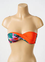 Haut de maillot de bain orange BIKINI BAR pour femme seconde vue