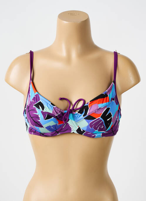 Haut de maillot de bain violet BIKINI BAR pour femme