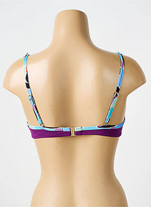 Haut de maillot de bain stretch haut soutien-gorge balconnet violet BIKINI BAR femme
